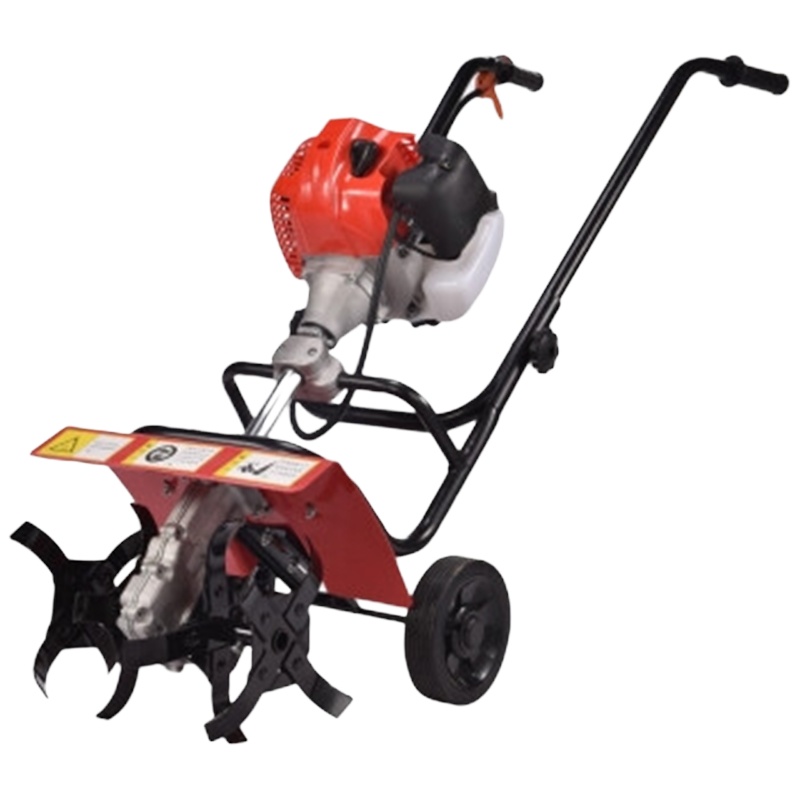 五阳微耕机 小型家用翻地机开沟除草旋耕机(四冲机器+松土刀+除草轮)