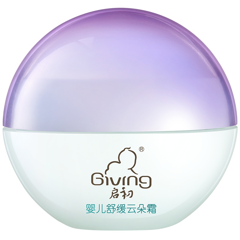 启初婴儿舒缓云朵霜30g-362178 婴童面霜 温和滋润舒缓发红干痒肌肤儿童宝宝婴儿面霜秋季冬季
