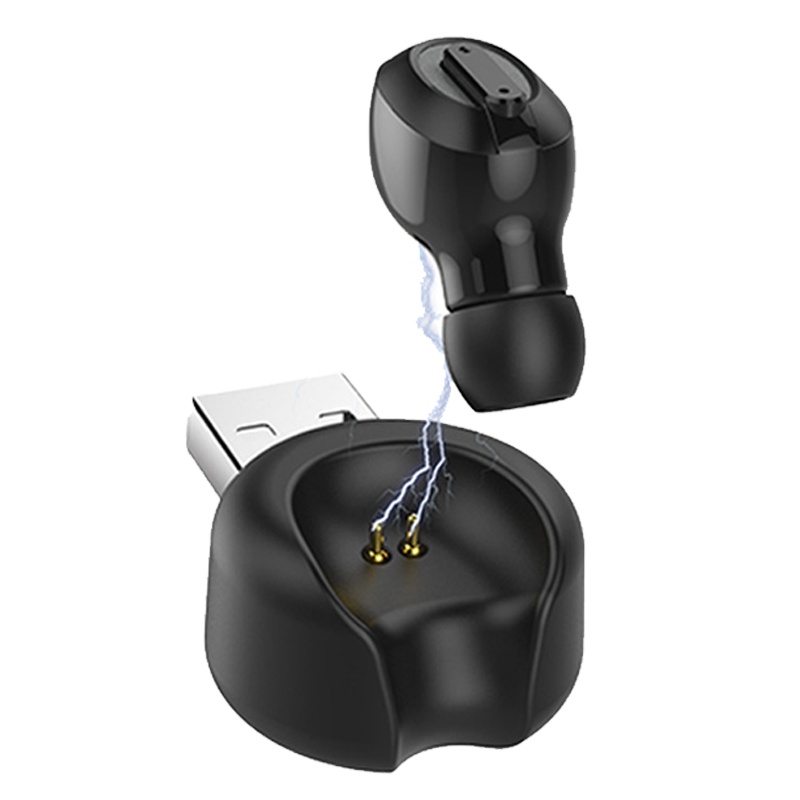 赛歌图 T1蓝牙耳机隐形迷你超小型运动无线单耳入耳式耳塞开车式超长待机适用vivo苹果oppo华为手机 黑色