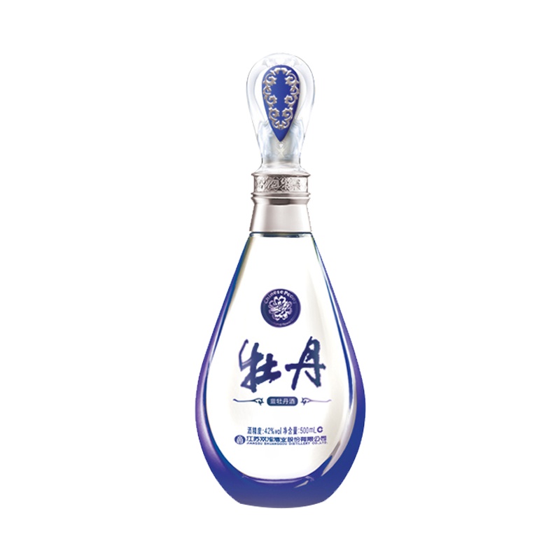 双沟 蓝牡丹精装版 42度500ml 单瓶装 浓香型白酒