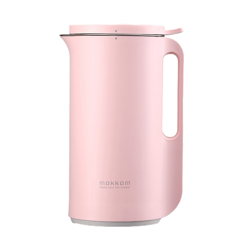 MOKKOM迷你小型豆浆机全自动1-2人家用单人破壁免过滤多功能 粉色