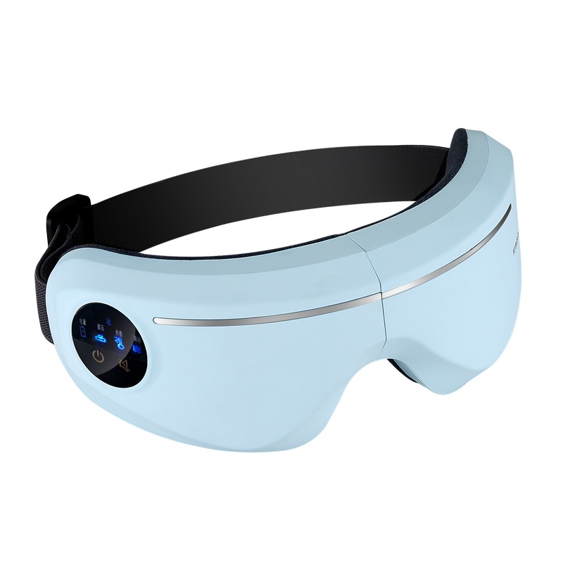 荣事达眼部按摩仪眼睛按摩器眼罩热敷缓解疲劳去黑眼圈护眼神器 蓝色