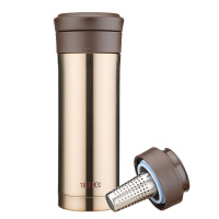 膳魔師(THERMOS)附茶漏不锈钢真空保温杯金色TCMK-500-GL 480ML（个）