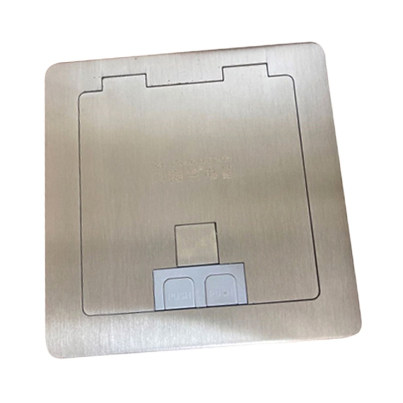 地插 双电脑 面板120*底盒100*深55(接口细边朝上) 货期5天