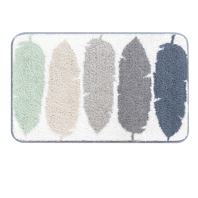 添福运 卫生间门口吸水地垫浴室防滑脚垫厕所洗手间门垫卧室地毯家用垫子卫生间地垫门垫速干脚垫厕所防滑地毯洗手间垫子