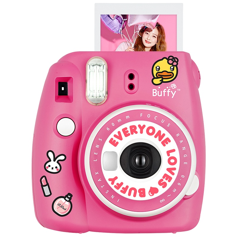 富士(FUJIFILM)INSTAX 一次成像 立拍立得 胶片相机 mini9鸭妹妹buffy 套餐三(含50张相纸)