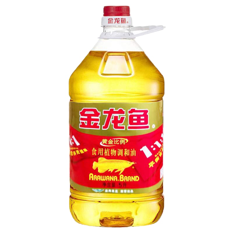 金龙鱼 黄金比例 食用调和油 5L