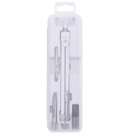 得力8603 金属绘图圆规套装(圆规 鸭嘴头 铅芯头 铅芯)