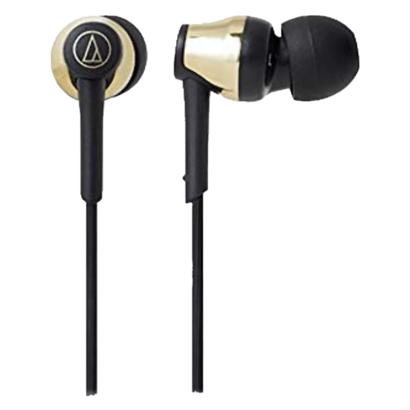 铁三角(audio-technica)ATH-CKR35BT运动无线蓝牙入耳式耳机手机耳麦颈挂线控 金色