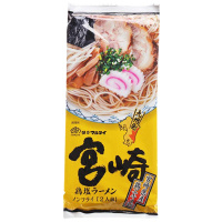 [鸡盐汤口味]丸太(MARUTAI)九州宫崎鸡盐汤拉面 212g/袋2人份量 拉面 泡面 方便速食 日本进口 进口食品