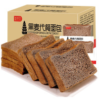 [满199减125元]欧贝拉黑麦代餐面包 500g吐司粗粮饱腹代餐脂肪热量零食糕点面包懒人速食早餐整箱