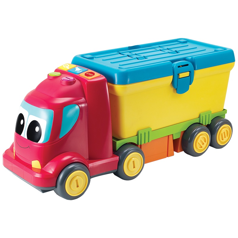 婴蒂诺趣味工具货柜车收纳益智玩具组合