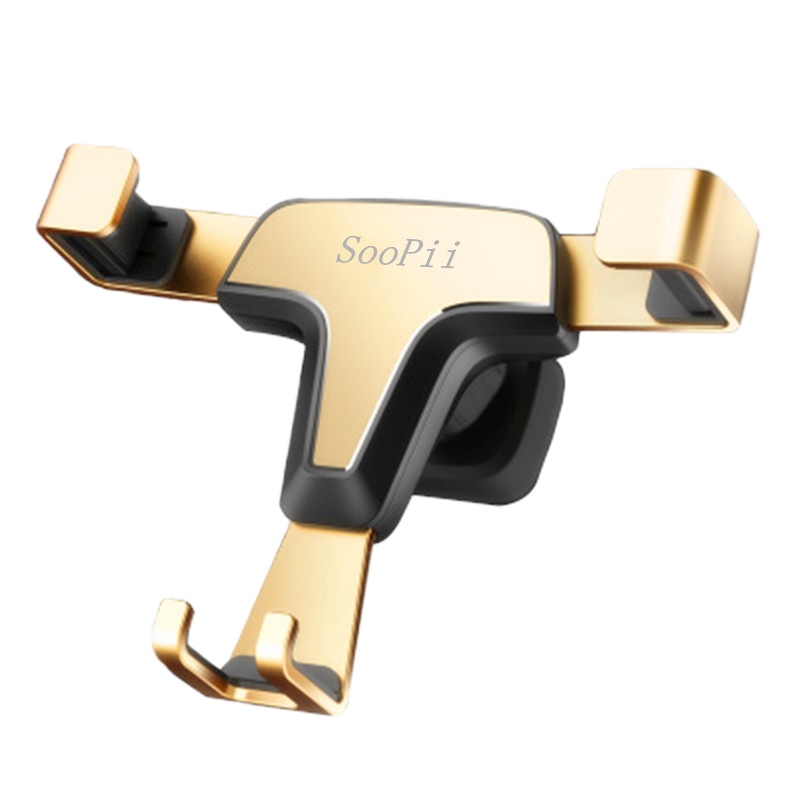 SooPii CM01 车载重力手机支架 金属手机支架 汽车用导航固定支撑出风口重力支架自动车内多功能机座