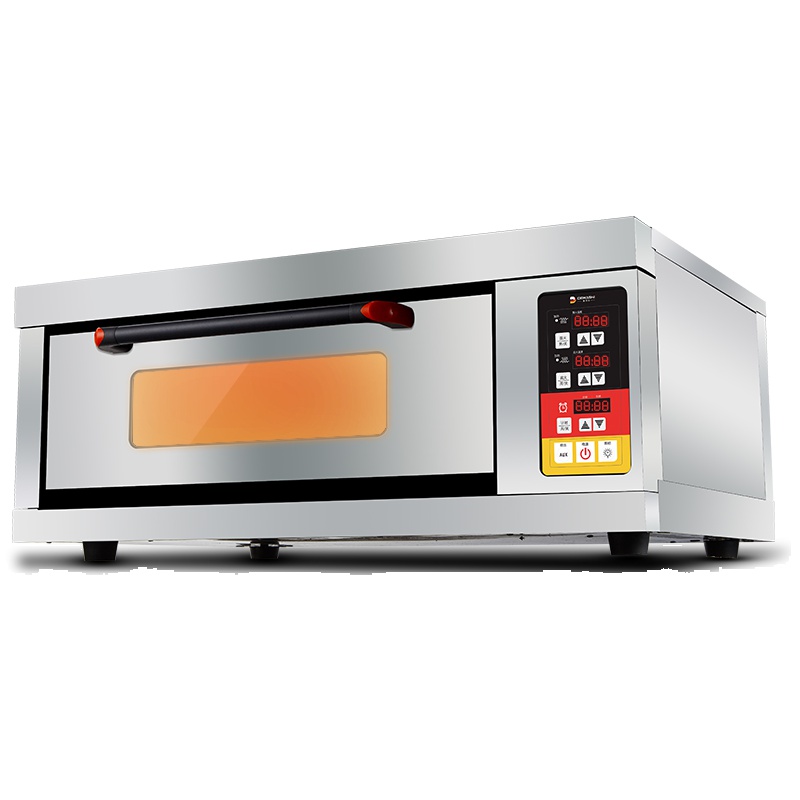 德玛仕(DEMASHI) [微电脑款] 商用烤箱机 烘焙烤箱带定时 专业商用电烤箱 披萨烤箱 一层一盘DKL-101D