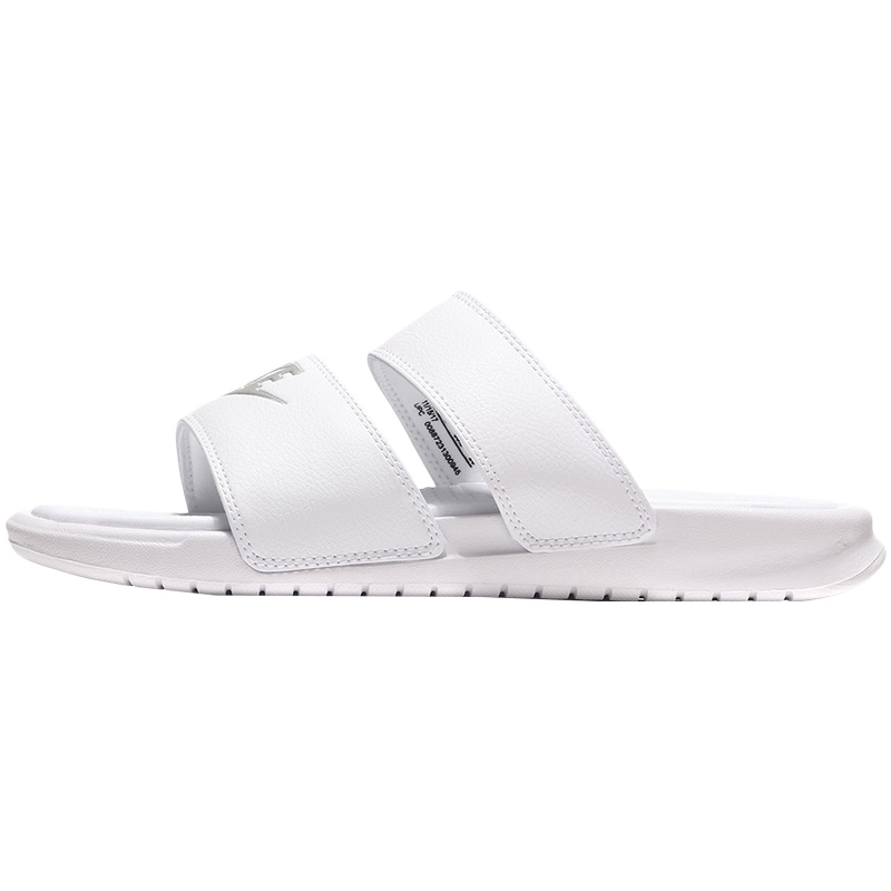 【自营】NIKE耐克女鞋拖鞋黑白绑带时尚潮搭忍者沙滩鞋819717-100 819717-100白+金属银