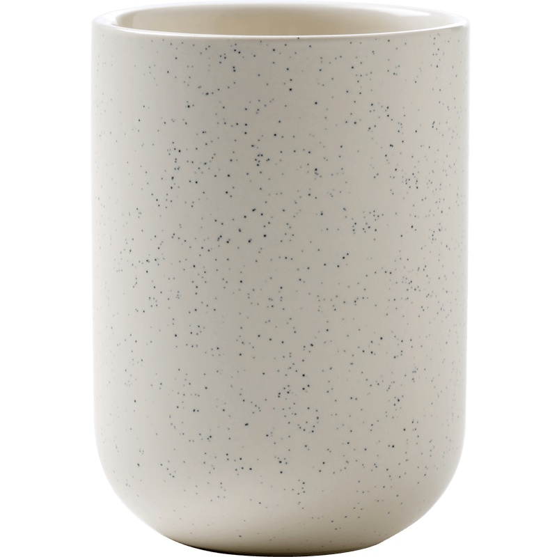 亿嘉 剑林系列创意时尚日式韩式陶瓷器马克杯圆口杯水杯子咖啡牛奶杯情侣杯 北欧印象 奶白