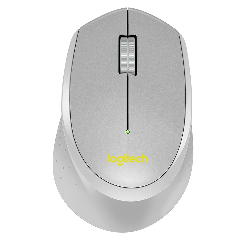 罗技(Logitech)M330 无线静音鼠标 降噪设计 光电USB微型接收器 办公家用笔记本便携台式机电脑鼠标 灰色