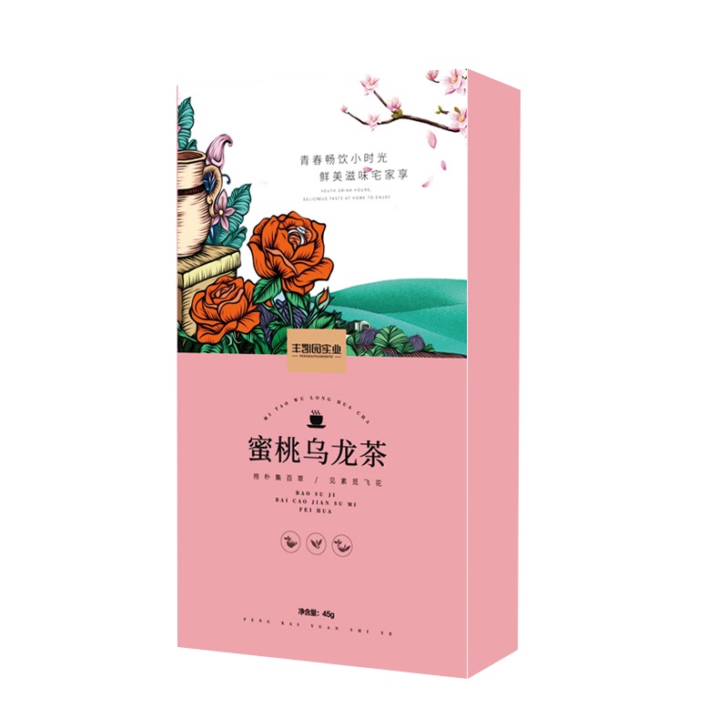 丰凯园蜜桃乌龙茶茶包白桃乌龙茶水果花茶袋冷泡茶養生茶45g*3