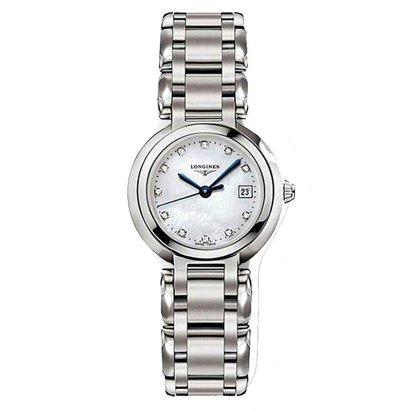 浪琴(Longines)手表 心月系列镶钻时尚休闲 石英女士手表 商务 正装 气质 石英女表
