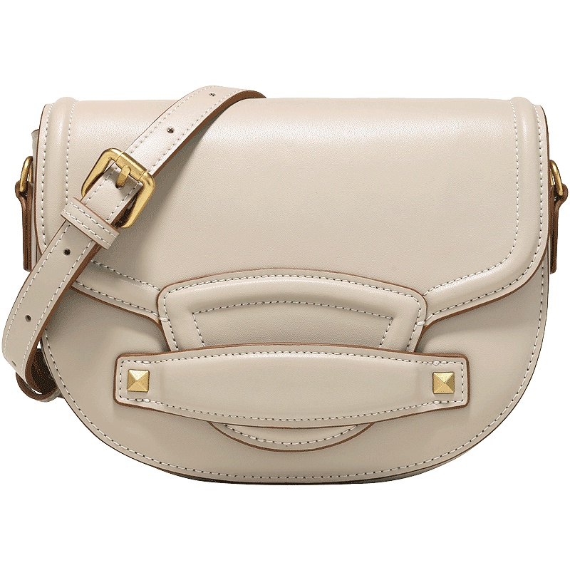 妙迪复古半圆马鞍包系列2019新款ins百搭小ck秋季白色单肩斜挎包