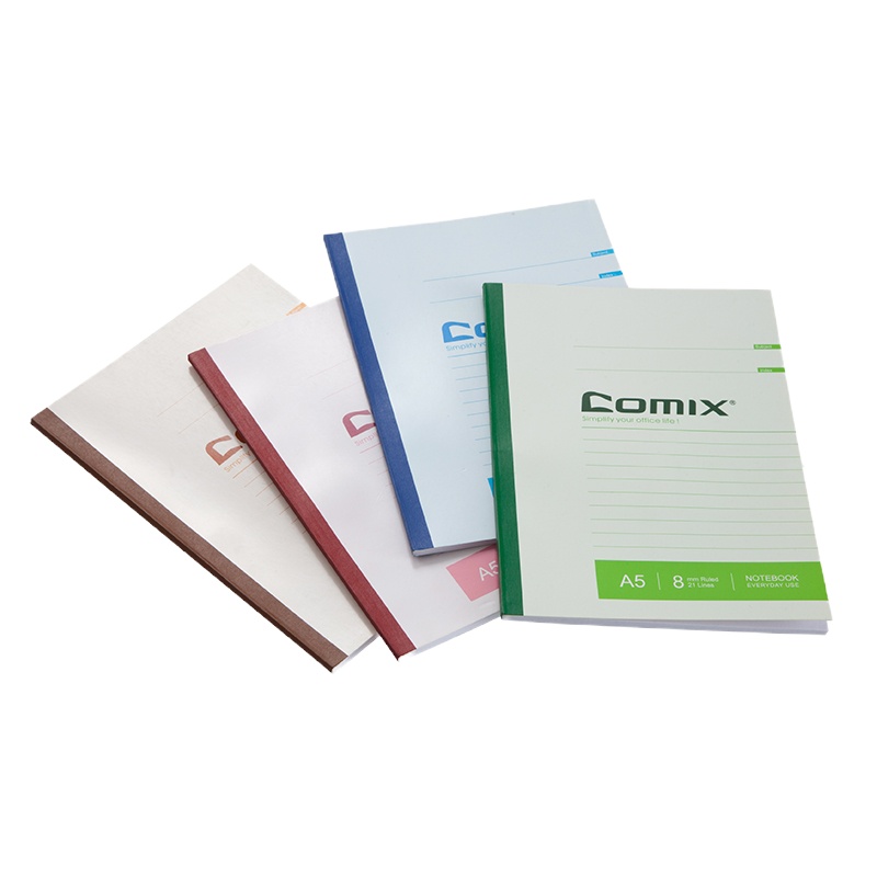 齐心(comix)SW C4506 办公必备无线装订本 A5 80页 中包6本装