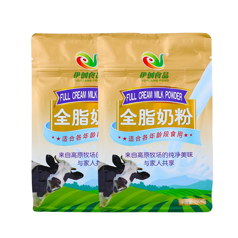伊创食品 400g袋装全脂奶粉 生鲜牛奶成人儿童适用