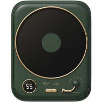 冇心liberfeel暖暖杯55度恒温杯垫加热水杯牛奶保暖家用自加热器USB保温碟保温垫-墨绿加热杯垫