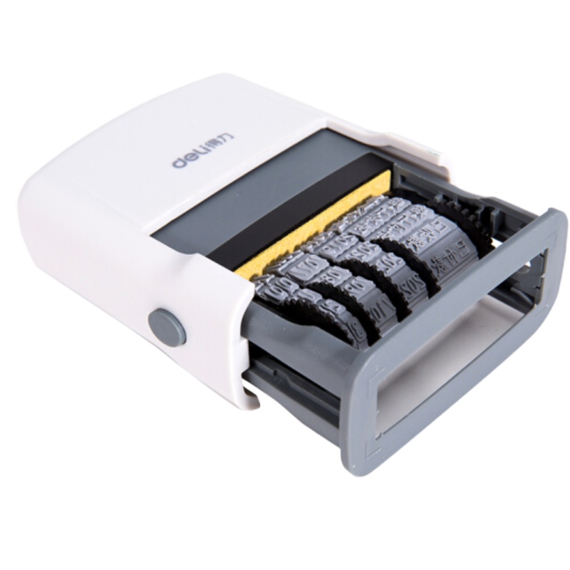 得力77301 财务常用款文本+日期印章 财务用品