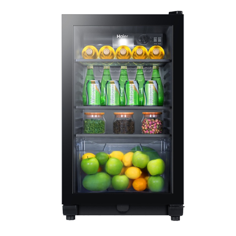 Haier/海尔 LC-108H冰吧家用冰箱客厅茶叶冷藏柜小型保鲜柜红酒柜