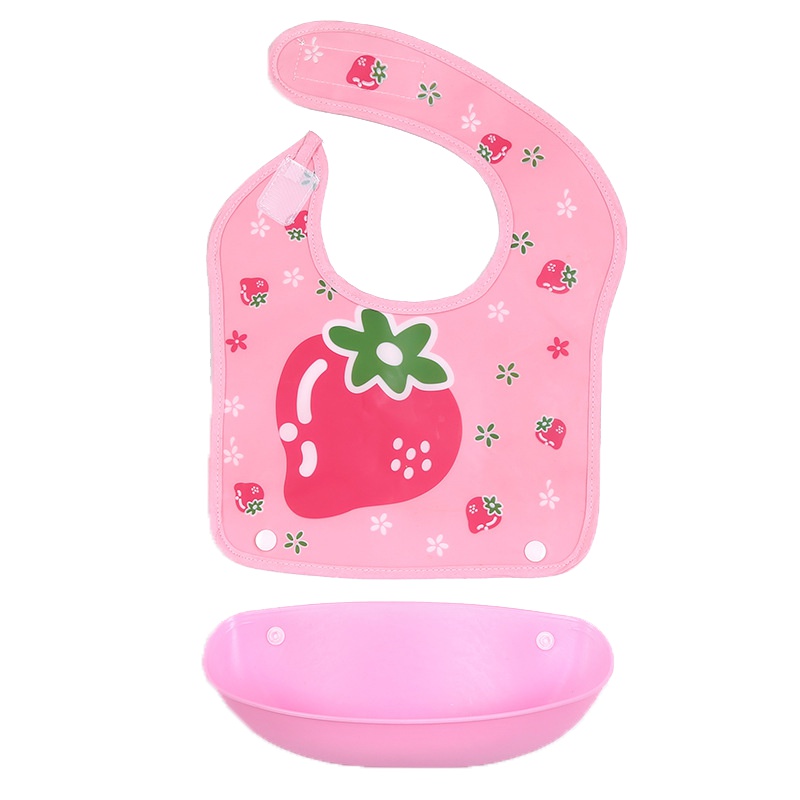 贝戈戈宝宝吃饭围兜婴儿童防水围嘴幼儿小孩食饭兜仿硅胶超软大号口水兜