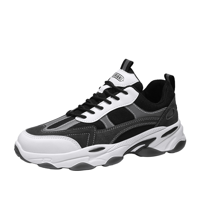 绅士空间2021春季新款运动鞋跑步男鞋韩版潮流老爹鞋透气百搭休闲板鞋学生潮鞋增高YG.0309