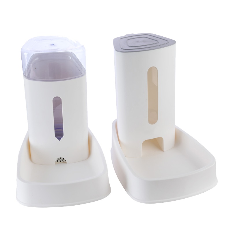 饮水机时光旧巷宠物狗狗立式自动不插电猫喝水喂水喂食器喂狗用品 小蛮腰白色智能款