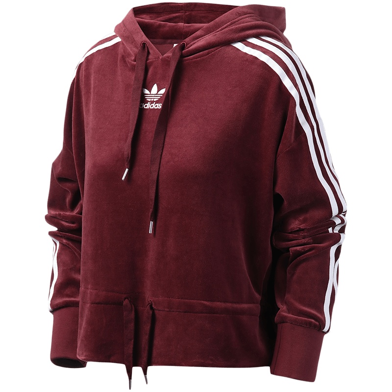 adidas阿迪达斯三叶草女装2019新款运动服休闲连帽卫衣FN2793