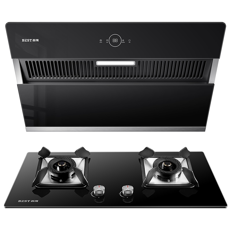 华帝 百得(BEST) E123C+QE20S 烟灶套装 烟灶套餐 侧吸式智能抽油烟机 燃气灶(天然气)