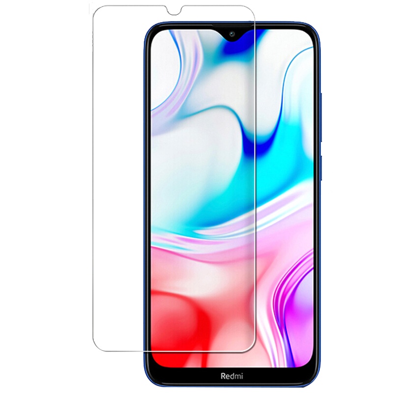 [买2送手机壳]轻万适用红米8钢化膜非全屏高清透明防摔贴膜xiaomi手机保护膜全玻璃