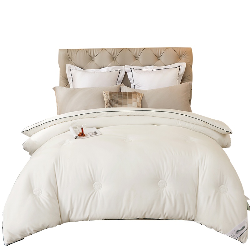 苏宁宜品大豆纤维被子冬被春秋单人双人冬天被芯四季通用加厚保暖冬季被