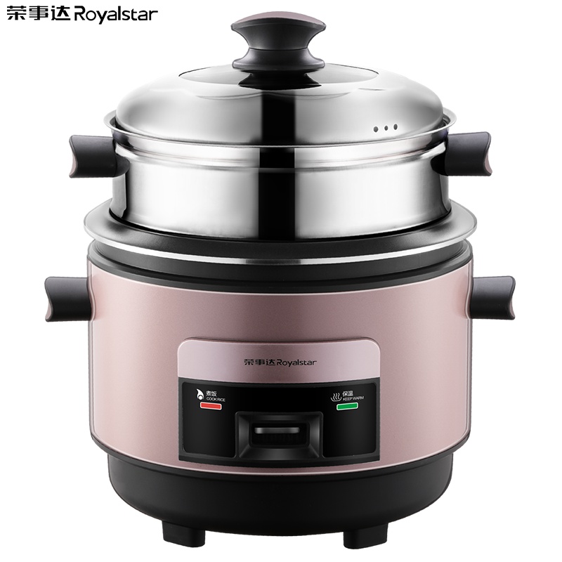 荣事达(Royalstar)家用电饭锅RZ-5001JQ机械式电饭煲黑晶内胆5L容量电饭煲多功能电饭锅