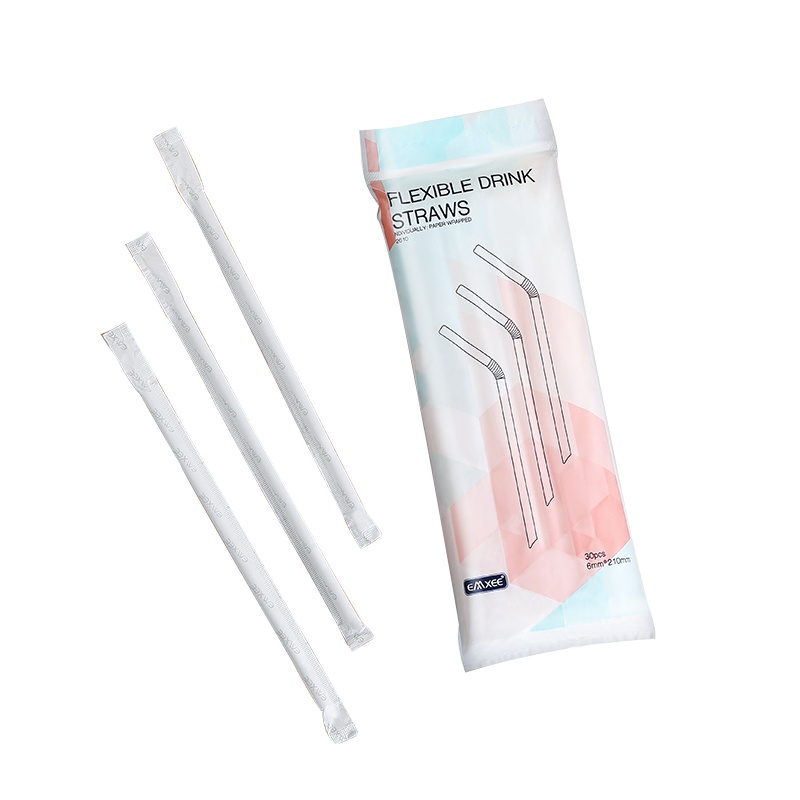 嫚熙(EMXEE)产妇一次性吸管耐热耐高温吸管简约孕妇吸管