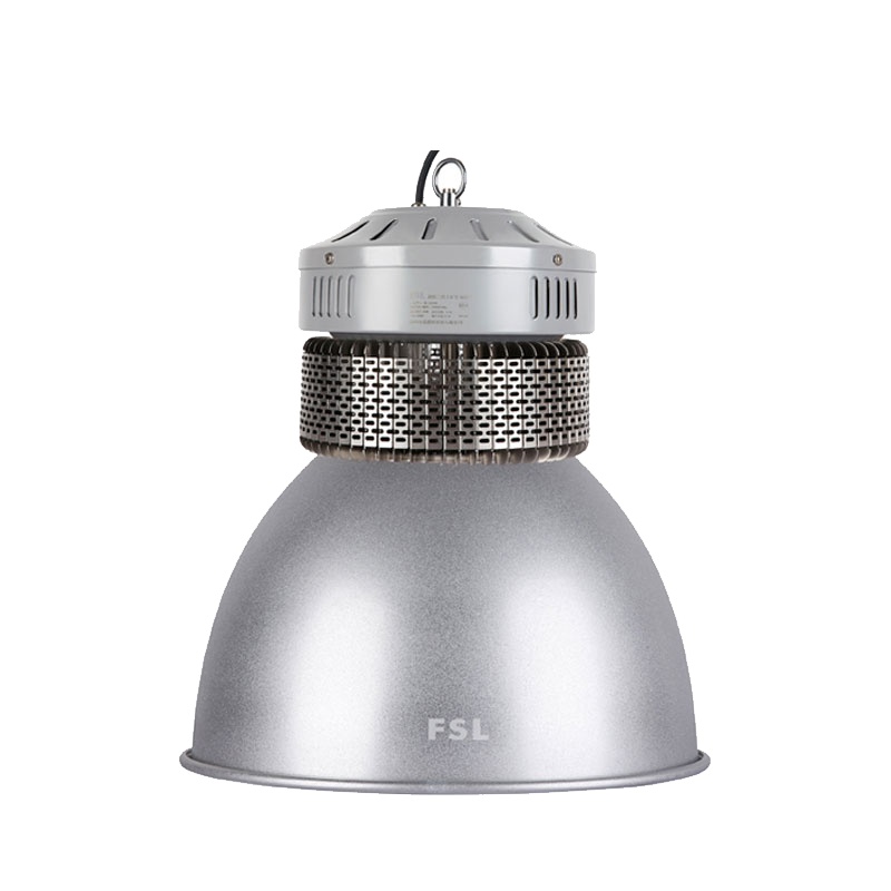 FSL佛山照明 鳍片铝工矿灯LED厂房吊灯工厂灯车间天棚室外灯饰照明50平方聚光灯罩大功率工业仓库吊灯10W-10W以上