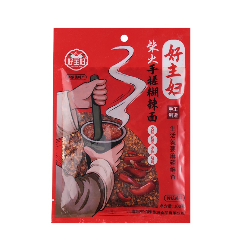 好主妇贵州特产手搓糊辣面100g/袋 手工制作 香辣十足 厨房调料糊辣椒面蘸水 凉拌炒菜牛肉羊肉蘸水调料
