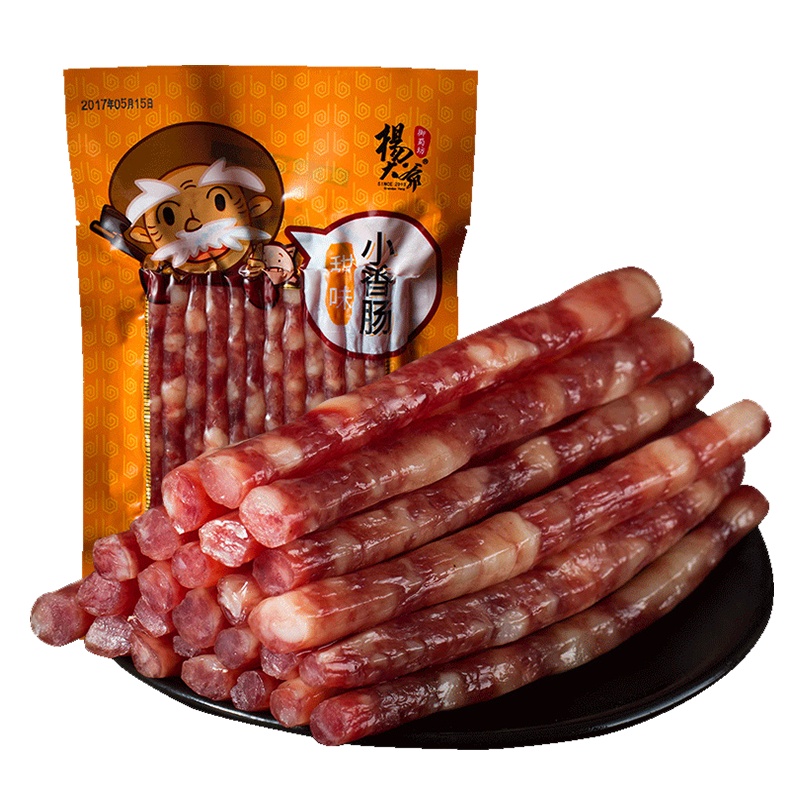 杨大爷甜味小香肠90gX5袋 广味香肠广式腊肠四川火锅食材广东腊肉
