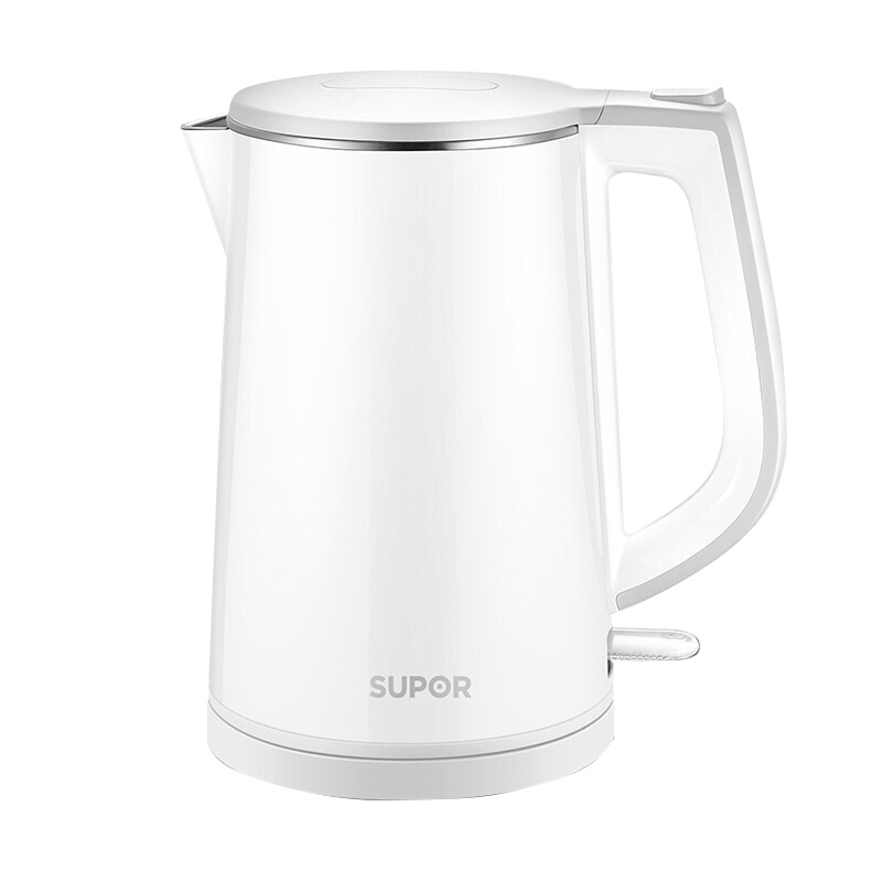 苏泊尔(SUPOR)电水壶电烧水壶1.5L 热水壶304食品级不锈钢 SW-15S01B