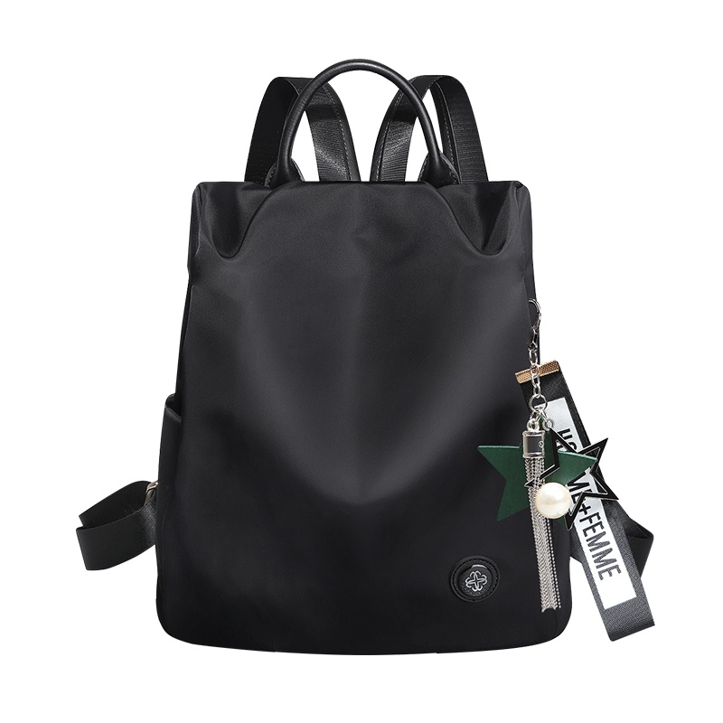 【顺丰配送】女士背包双肩背包双肩包女尼龙小包书包女士双肩包女韩版女背包双肩包百搭旅行背包女SO181285H黑色