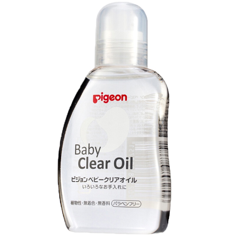 [一瓶装]日本原装进口贝亲(PIGEON) 婴儿保湿润肤油贝亲按摩油 婴幼儿清凉油抚触按摩油 婴童润肤油80ml