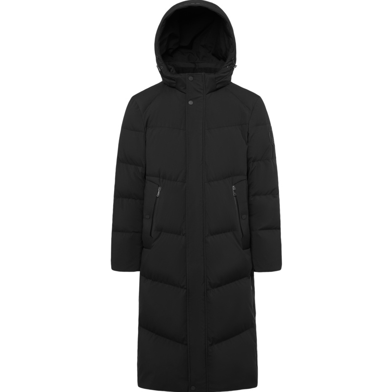 波司登男羽绒服长款过膝新款可脱卸帽时尚保暖外套