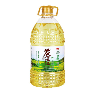 苍茫谣芥花油非转基因食用油低芥酸菜籽油大桶4.4L装