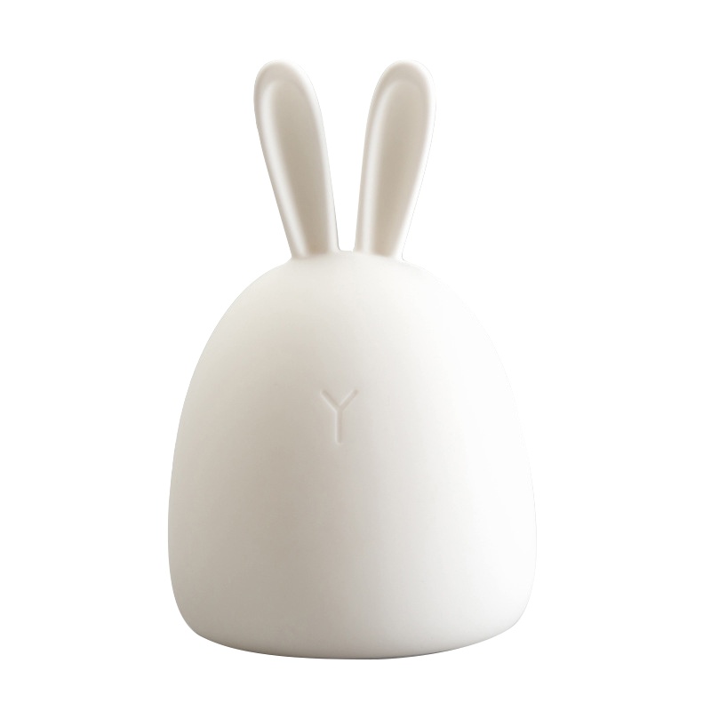 SCP 新奇特胖兔台灯 SCP-YW0118 usb硅胶兔子七彩变色充电小台灯(单位:件)