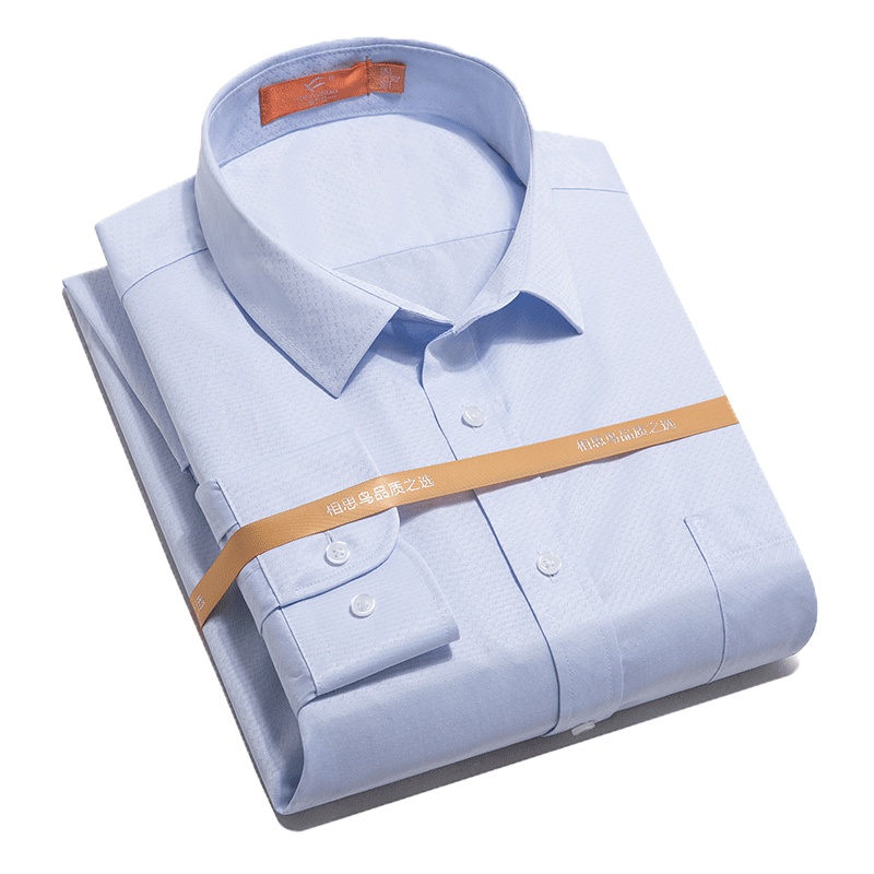 红豆相思鸟（xiangsiniao)春秋季男士修身多色百搭职业装长袖衬衫男3C509