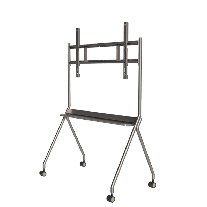 酷彩CoolColor可移动支架电视机挂架推车一体式底座显示器支架臂会议平板85-100英寸万向轮显示屏架子移动推车