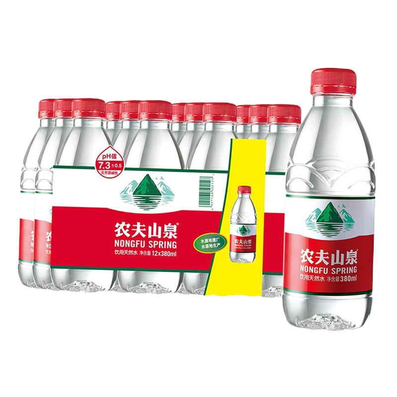 DP 农夫山泉 饮用水 饮用天然水 550ml 普通装 24瓶/件